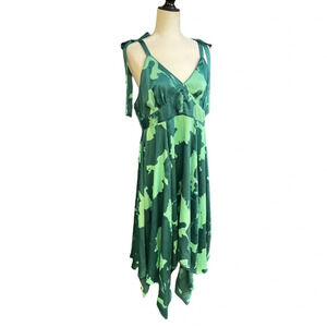 ALEXIS x Target Tie Strap Asymmetrical Hem Dress